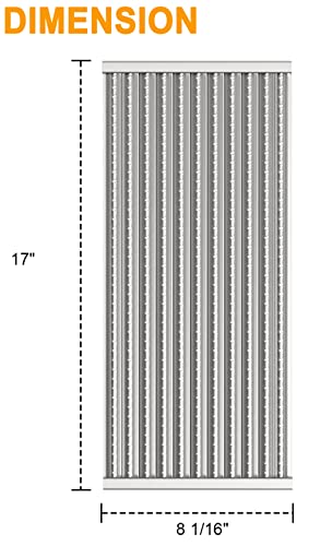 Emitter Plates for Charbroil Infrared Grill Parts 463242515 463367016 463242516 466242515 466242615 463243016 463367516 466242516 466242616 463346017, Stainless Steel Parts for Charbroil Commercial