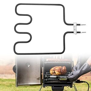 TIKSCIENCE Heating Element Fits for Masterbuilt Smoker Parts, Thermostat Analog Control with Power Cord Fit for Electric Smoker and for Turkey Fryers Skillet Charbroil 1500W Replacement