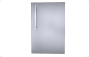 sunstone de-dvr15 designer series raised style single door with shelf, 15″, stainless steel