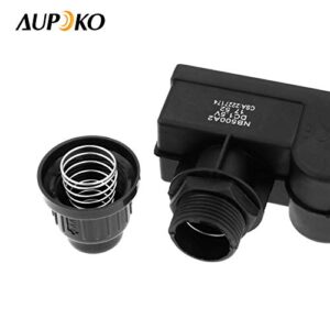 Aupoko AA Battery Push Button Igniter Ignitor Cap, 2PC Gas Fire Pit Ignitor Caps Replacement for Spark Generator Gas Grill