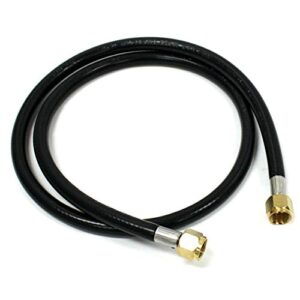 4 feet propane natural gas line 3/8″ female flare hose bbq grill stove rv lp nat l