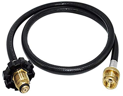 Cookingstar 5FT Propane Hose Adapter, 1lb to 20 lb Converter Replacement for Coleman Stove, Buddy Heater