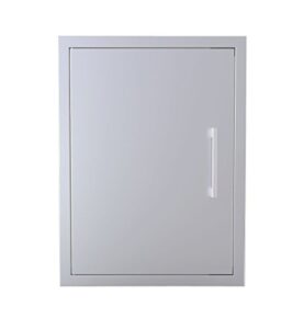 sunstone ba-dv1724 beveled frame vertical single access door, 17″ by 24″