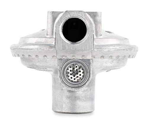 Camco 59013 Single Stage Propane Low Press Regulator, Silver