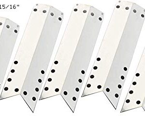 bbqGrillParts Stainless Heat Shield for Duro 720-0584A, Kenmore 122.16648900, 16648, 720-0650A, 640-82960819-9 Gas Models, 5-Pack