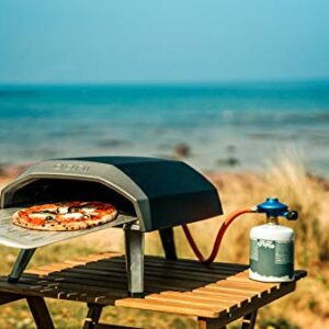 Ooni Koda 12 Gas Pizza Oven Bundle - Ooni Koda 12 Gas Pizza Oven + Ooni 12" Perforated Pizza Peel - Outdoor Pizza Oven with Perforated Pizza Peel Included for Authentic Stone Baked Pizzas