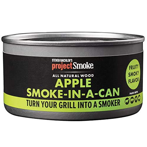 Steven Raichlen's Planet Barbecue Tri Variety Pack Smoke in a Can - Apple, Mesquite, Hickory - Turn Any Grill into a Smoker - Easily Infuse Natural Wood Flavor into Food - Disposable Pellet Smoker Box
