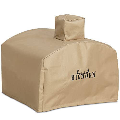 BIG HORN OUTDOORS Rain Cover for Gas Pizza Oven, Heavy Duty Waterproof and Weather Resistant Oxford Fabric Covers