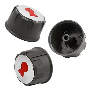 palpitatec gas grill burner knobs 69893 compatible with weber spirit 200 & 300 series (with up front controls) years 2013 and newer, control knobs replacement set of 3