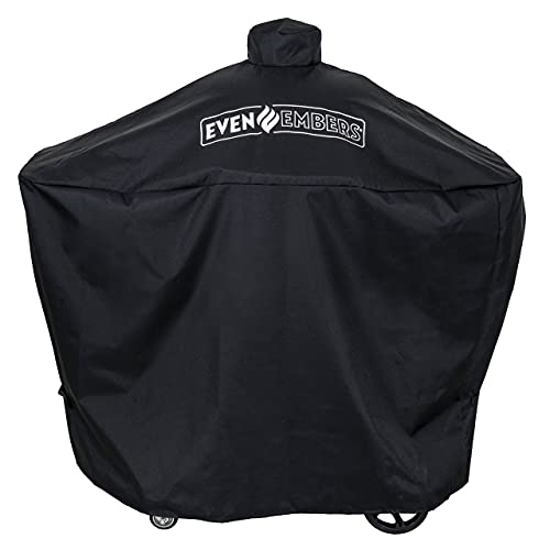 Even Embers Ceramic Egg Grill Cover, Black, CVR1000AS