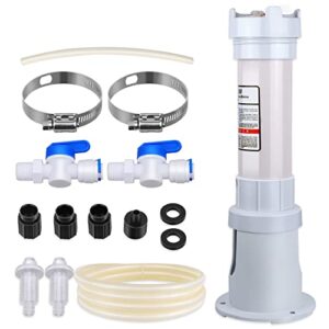 r171016 pool automatic chlorine/bromine offline feeder 300 chlorinator compatible with pentair r171016 rainbow 300 pool feeder,2 additional control valve replacements and other accessories