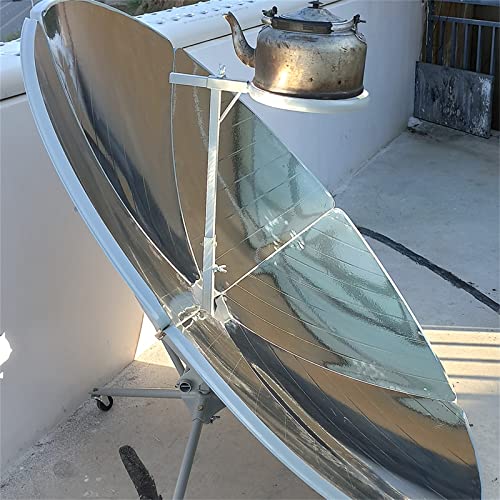 1800W Portable Solar Cooker Parabolic Sun Oven Outdoor Camping Barbeque Cooking Food Concentrating Heat Tool, 1.5M Diameter