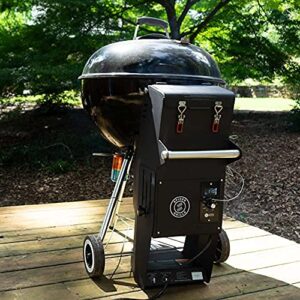 Spider Grills Spider-22 Pellet Grill Adapter for Original, Premium, and Master Touch Series Weber 22 Inch Kettle Charcoal Grills - Easy to Install, No Tools or Modifications