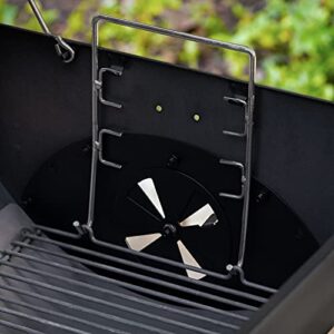 Char-Griller 2137 Outlaw Charcoal Grill, 950 Square Inch, Black