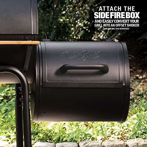 Char-Griller 2137 Outlaw Charcoal Grill, 950 Square Inch, Black