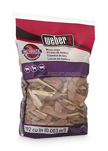 Char-Broil Analog Electric Smoker & Weber Available Stephen Products 17149 Mesquite Wood Chips, 192 cu. in. (0.003 c, m