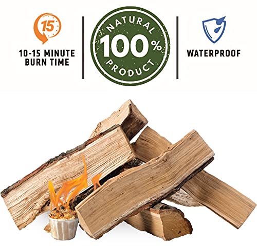 Superior Trading Fire Starter Pods in Travel Packs - Fire Starters for Campfires, BBQ, Grill, Pit, Wood Stove & Charcoal Starter, 15-20-Min Burn, 40 Extra Large Pods, USA Made, Brown, 3.5 Lbs