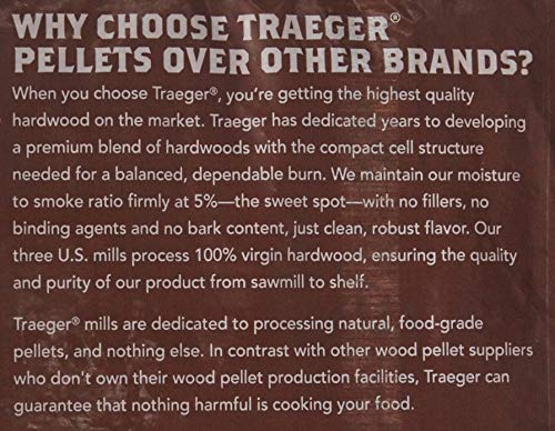 Traeger Grills PEL331 Signature Blend 100% All-Natural Hardwood Pellets (20 lb. Bag) & Grills PEL318 Apple 100% All-Natural Hardwood Pellets - Grill, Smoke, Bake, Roast, Braise, and BBQ (20 lb. Bag)