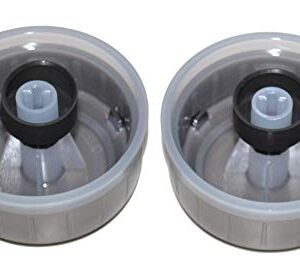 Weber 66754 Set of 2 Lighted Main Burner Control Knobs for Genesis II LX (Model Years 2017 and Newer).