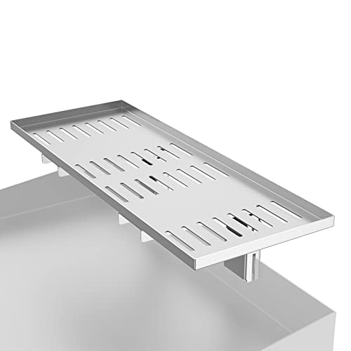 Universal Grill Foldable Warming Rack/Shelf for Blackstone 17'' 22'' 28'' 36'', Pit Boss,Camp Chef and Most Flat Top/Table Top Griddle Grill,Stainless Steel BBQ Shelf Replacement Parts,1 Pack