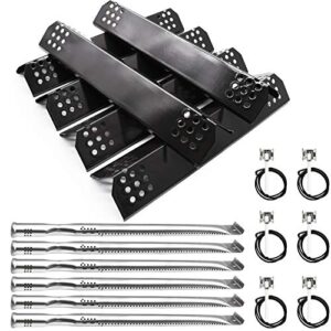 replacement parts for nexgrill 720-0896b 720-0896c 720-0882a 720-0896 720-0925 grills, 6 pack burner tubes, flame tamers heat shields, ignitors replacement for nexgrill deluxe 6 burner gas grills
