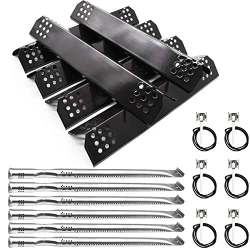 Replacement Parts for Nexgrill 720-0896B 720-0896C 720-0882A 720-0896 720-0925 Grills, 6 Pack Burner Tubes, Flame Tamers Heat Shields, Ignitors Replacement for Nexgrill Deluxe 6 Burner Gas Grills