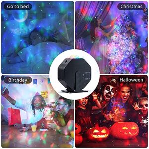 Star Projector Galaxy Light, 270°Rotating Night Light Projector, Starry Night Light Galaxy Projector with Bluetooth Speaker Remote Control Timer for Adult Bedroom Birthday Party Gifts
