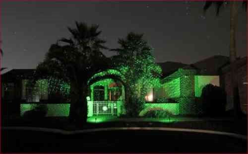 Sparkle Magic Green Commercial Grade Laser Light, Landscape Laser Lights, Christmas Laser Lights