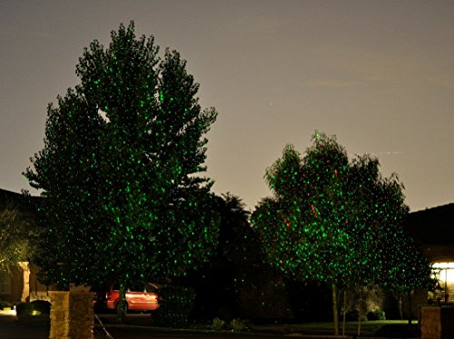 Sparkle Magic Green Commercial Grade Laser Light, Landscape Laser Lights, Christmas Laser Lights