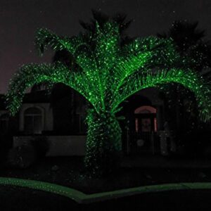 Sparkle Magic Green Commercial Grade Laser Light, Landscape Laser Lights, Christmas Laser Lights