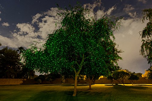 Sparkle Magic Green Commercial Grade Laser Light, Landscape Laser Lights, Christmas Laser Lights