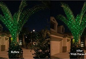 Sparkle Magic Green Commercial Grade Laser Light, Landscape Laser Lights, Christmas Laser Lights