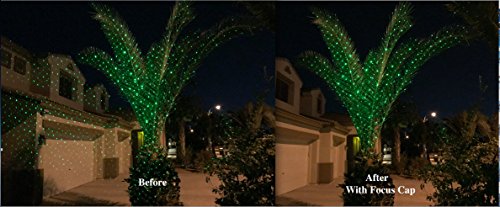 Sparkle Magic Green Commercial Grade Laser Light, Landscape Laser Lights, Christmas Laser Lights