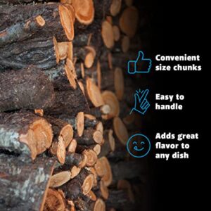 Myron Mixon Wood Chunks for Smoking | Pecan | Premium Wood Chunks That Add Flavor to Food, Made in The USA | 16lb Box