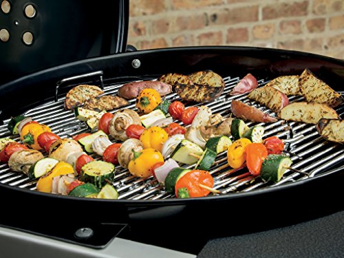 Weber Performer Deluxe Charcoal Grill, 22-Inch, Touch-N-Go Gas Ignition System, Copper