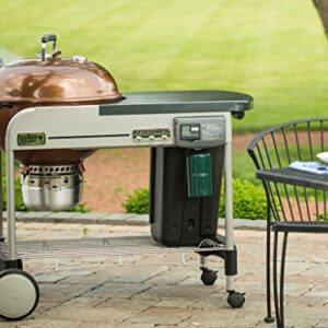 Weber Performer Deluxe Charcoal Grill, 22-Inch, Touch-N-Go Gas Ignition System, Copper