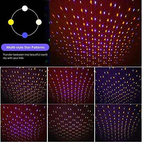 Star Projector,Night Light Projector for Kids,Holiday Projector Lights Outdoor with Remote Control,Waterproof LED Projector Landscape Light for Bedroom Garden Wedding Party Christmas Gift