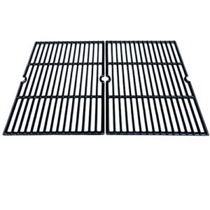 direct store parts dc116 polished porcelain coated cast iron cooking grid replacement for charbroil, coleman, thermos, master forge, uniflame gas grills