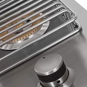 Blaze Grills 12,000 BTU Built-In Stainless Steel LTE Single Side Burner for Outdoor Grill, Natural Gas