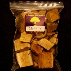 J.C.'s Smoking Wood Chunks - 4 PK Gallon Sized Bag of Apple, Maple, Mulberry, Wild Black Cherry