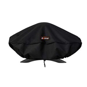 jiesuo grill cover for weber q series grills, grill cover for weber q1200, q1000 and q100 series portable grill cover
