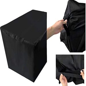 Rolling Cooler Cart Cover 420D Waterproof Patio Cooler Cart Cover Patio Cooler Cover with UV Coating Patio Ice Chest Protector for Outdoor Rolling Beverage Cart 37.4 x 19.68 x 36.22Inch Black