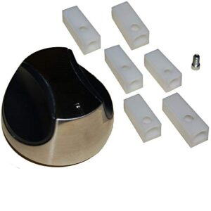 music city metals 02342 plastic control knob replacement for select gas grill models by grill chef, kenmore and others