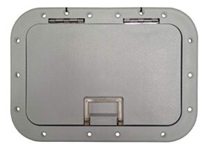 rabud 7×11 gray handle lever hatch (711hlg)
