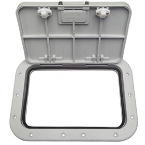 RABUD 7x11 Gray Handle Lever Hatch (711HLG)