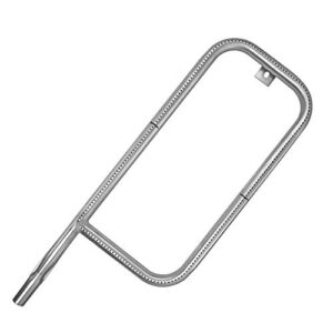 wintron bbq grill stainless steel p-shaped burner tube for weber q200 q220 q2000 q2200 series, 1-pack
