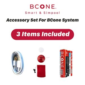 Bcone Accessory Set (USB Cable+2 Pool Unit Batteries+ Pool Unit Attachment kit)