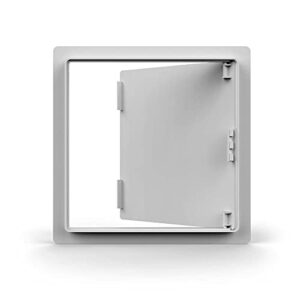 Acudor PA-3000 Plastic Access Panel 14 x 29, Service Hatch that Sits Flush to Any Wall with Concealed Hinge and Removable Door, White