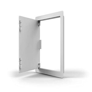 Acudor PA-3000 Plastic Access Panel 14 x 29, Service Hatch that Sits Flush to Any Wall with Concealed Hinge and Removable Door, White