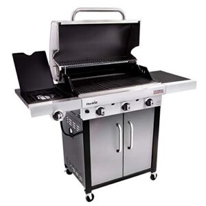 Char-Broil 463371719 Performance TRU-Infrared 3-Burner Cabinet Style Gas Grill, Stainless Steel